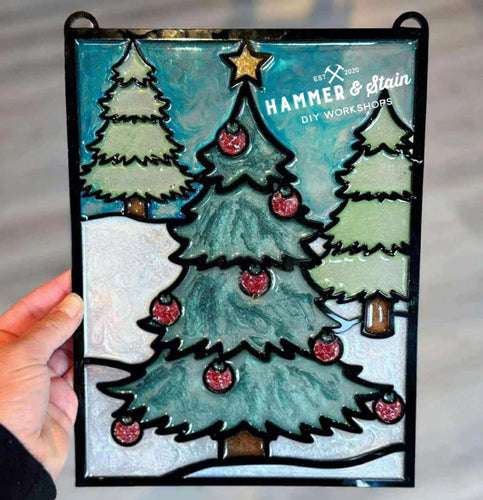 12/03/26 Thursday 5:30pm  Holiday Faux Stained Glass