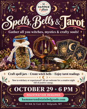 10/29/26 Thursday 6pm-8:30pm Spells, Bells and Tarot